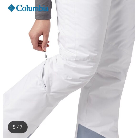 Columbia Bugaboo OH Omni-Heat White Ski Snow Winter Pants Women's Size 3X Sealed - Picture 5 of 9